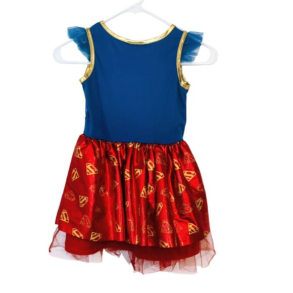 DC Comics Supergirl Dress Small 4/5 Sequins Tulle Halloween Costume Cosplay - Picture 2 of 5